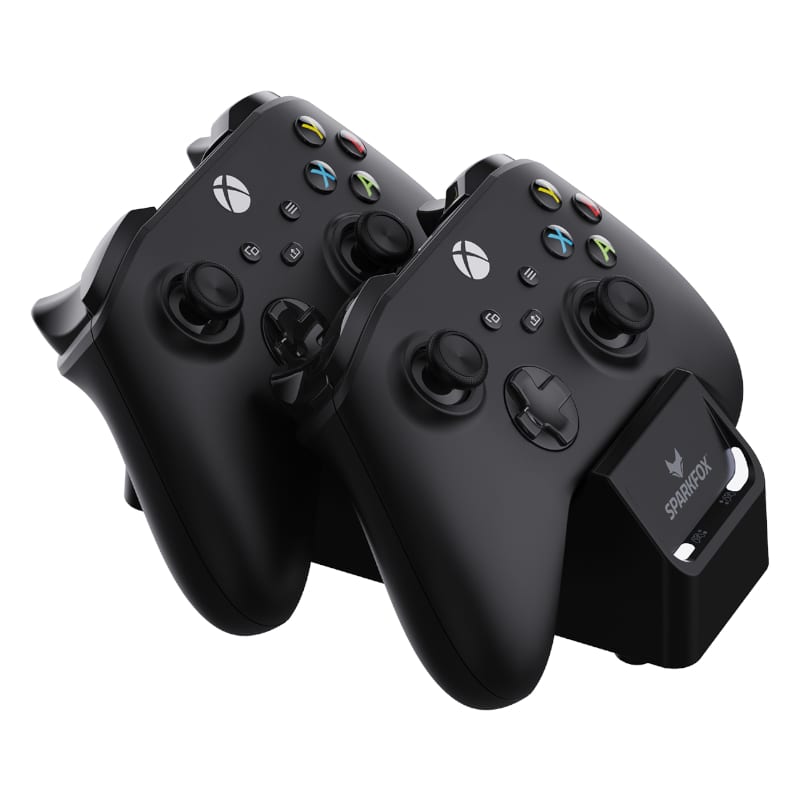 SPARKFOX Xbox Series X Dual Controller Charging Dock with 2 x